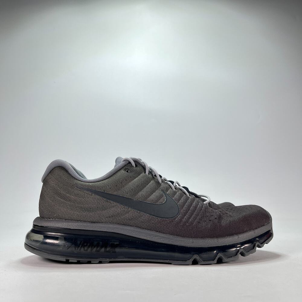 Nike Air Max 2017 Cool Grey Anthracite Running Shoes 849559-008 Men's Size 9.5